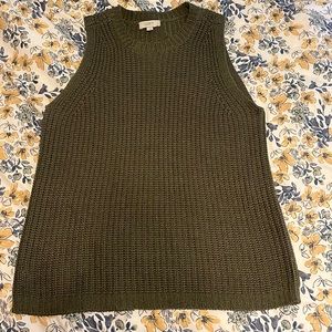 Loft Olive Green Sweater Vest